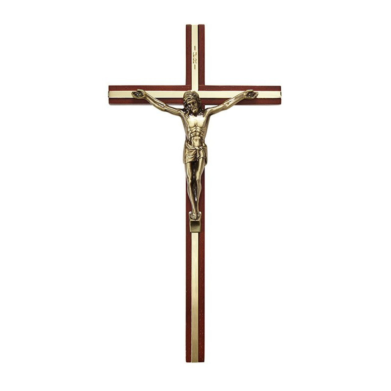 M401-G10 - James Brennan Crucifix with Inlay
