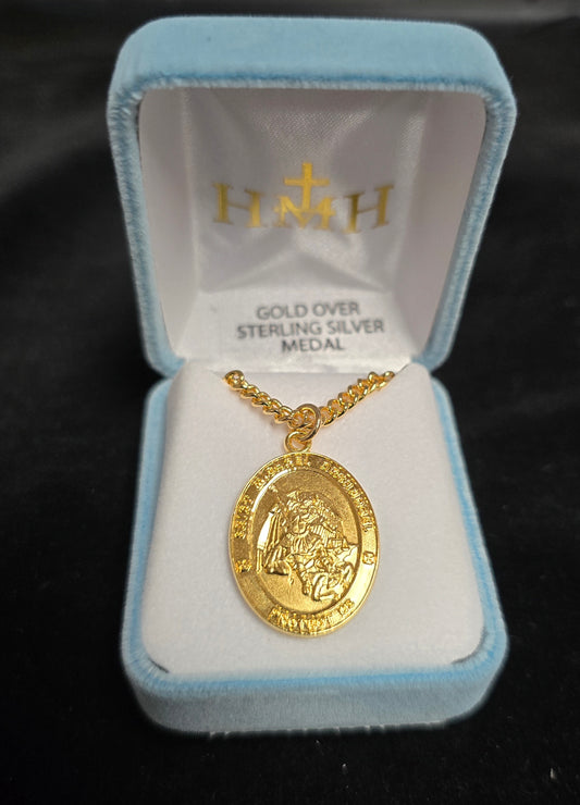 920 - Guardian Angel - Gold over Stirling Silver w/20" Chain