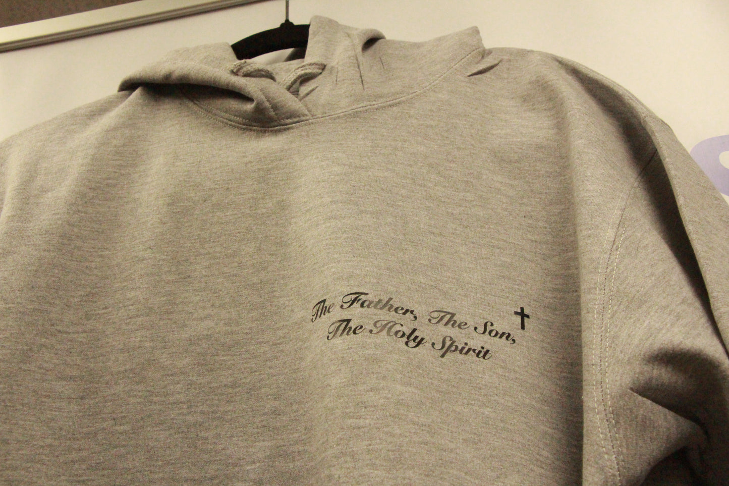 KOSOAN Apparel -The Father, The Son & The Holy Spirit GRAY HOODIE