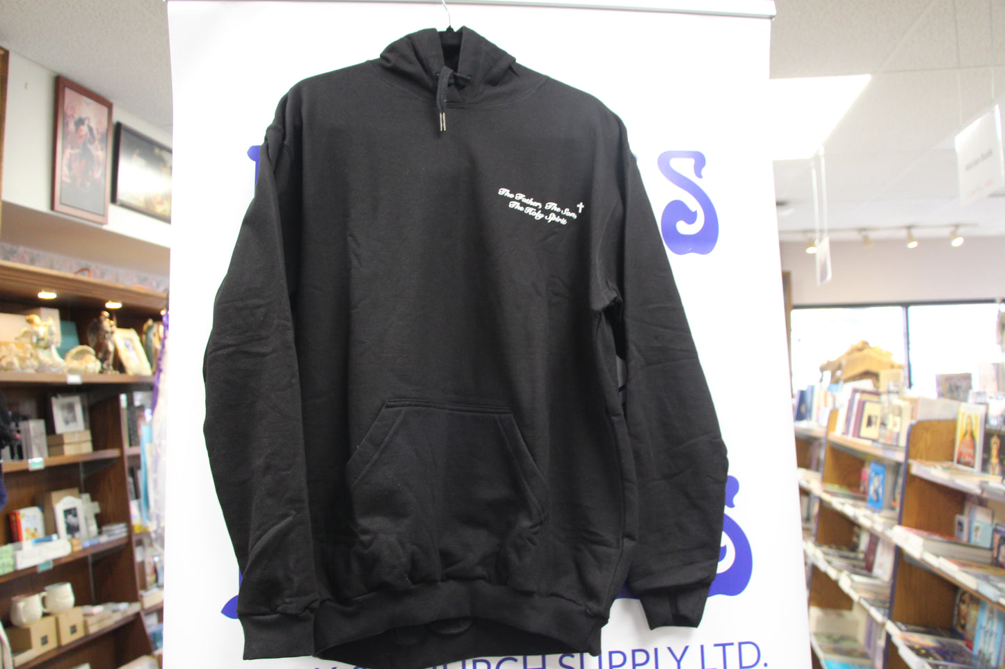 KOSOAN Apparel -The Father, The Son & The Holy Spirit BLACK HOODIE