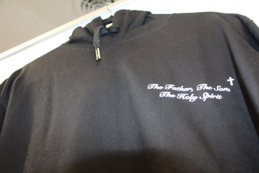 KOSOAN Apparel -The Father, The Son & The Holy Spirit  BLACK HOODIE