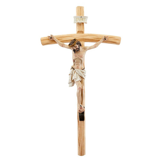 JC - 0002 - 12" Val Gardena Wood Crucifix
