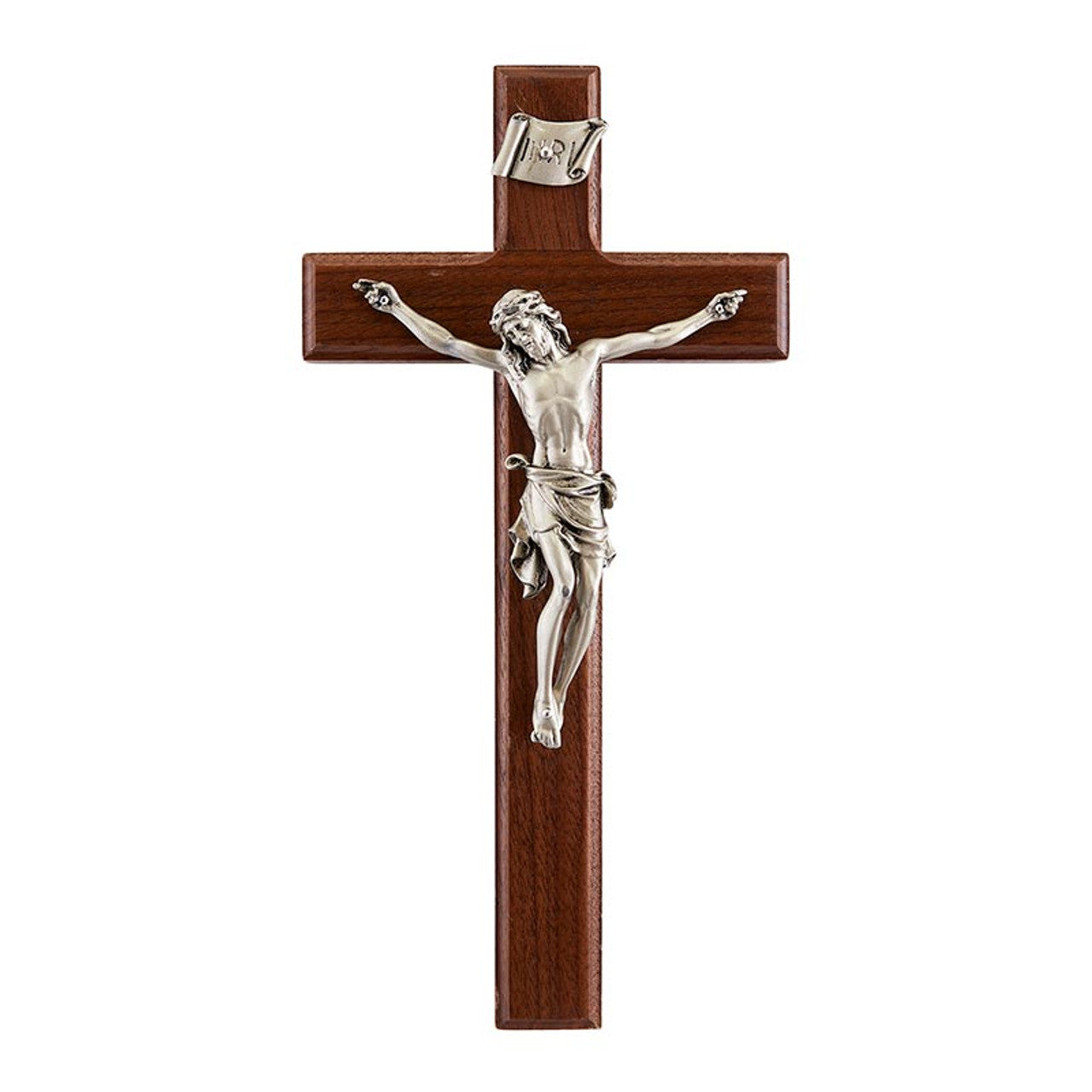 JC8014-E Walnut Crucifix