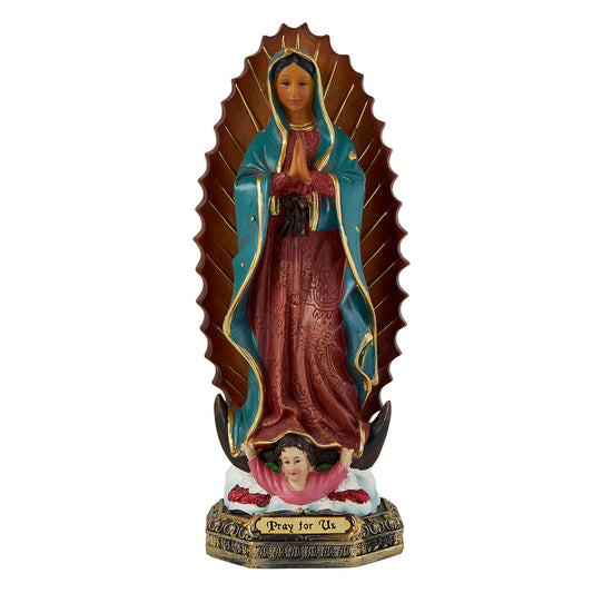 NS260- 9" Our Lady of Guadalupe Statue