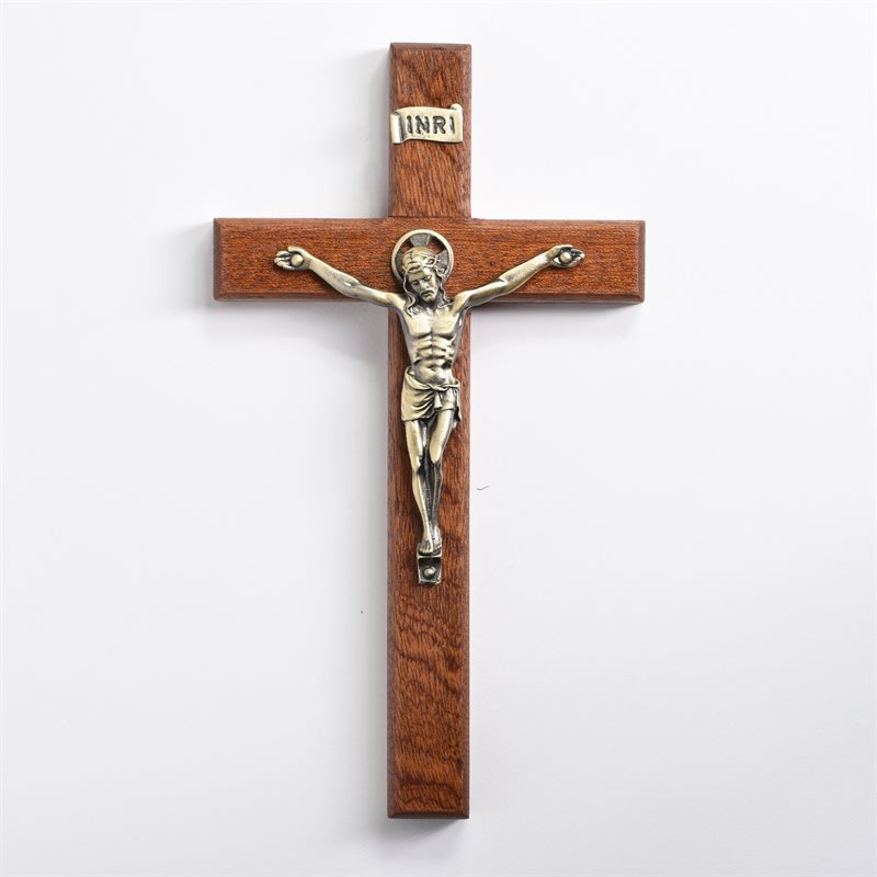 11SCIT - Pewter plated Bronze Corpus Crucifix