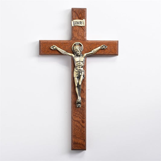11SCIT - Pewter plated Bronze Corpus Crucifix
