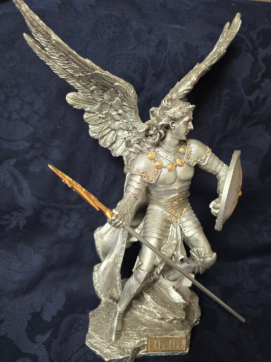 St Michael Statue (Bronze) (9")