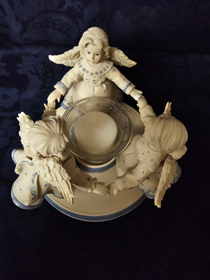 Sarah's Angel Candle Holder 4.5"