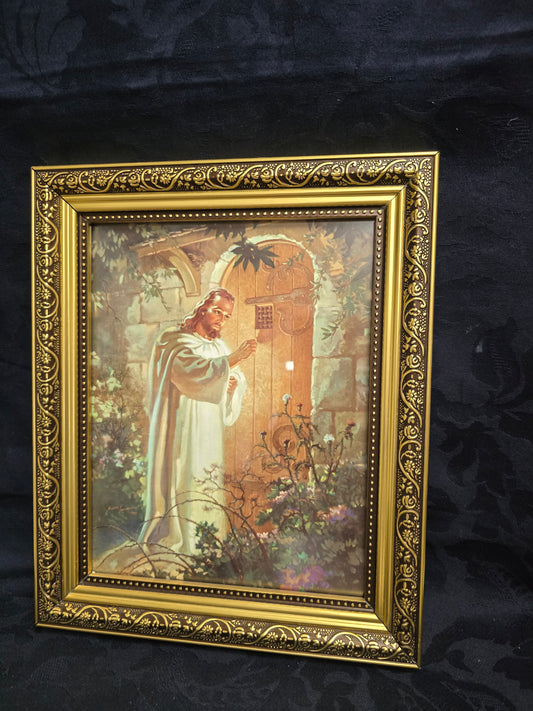 Christ at Heart's Door Framed Print