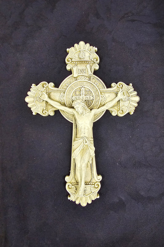 G5566 St. Benedict Stone Crucifix