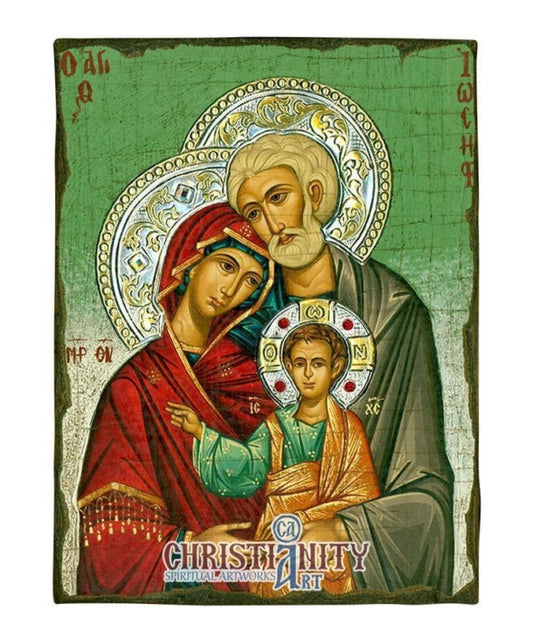 The Holy Family Silk Screen Icon 481