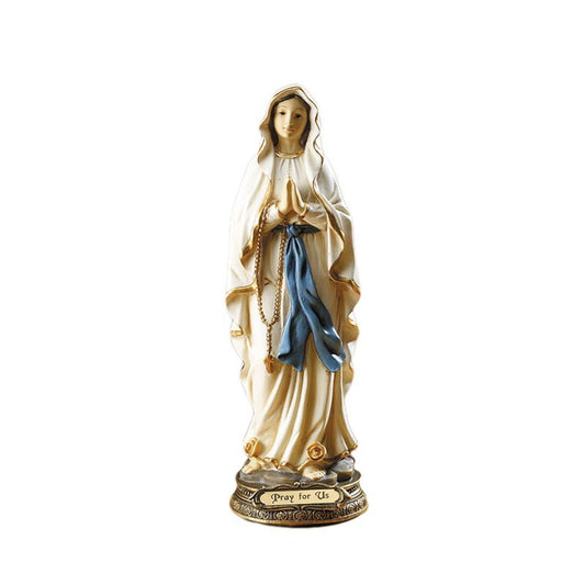 Our Lady of Lourdes Statue (9")