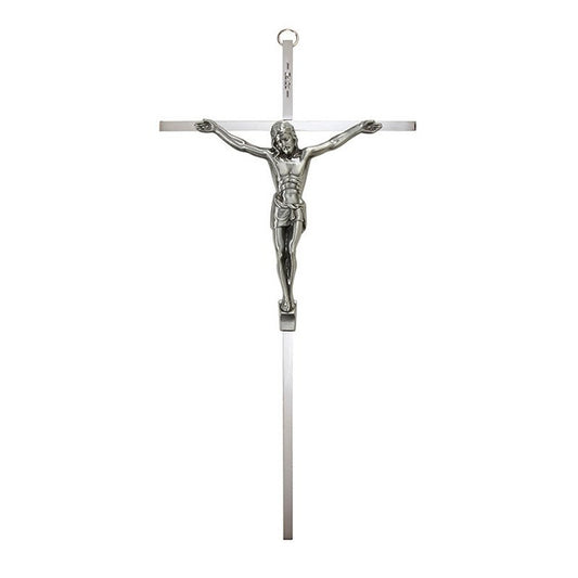 Crucifix - James Brennan Nickel Plate