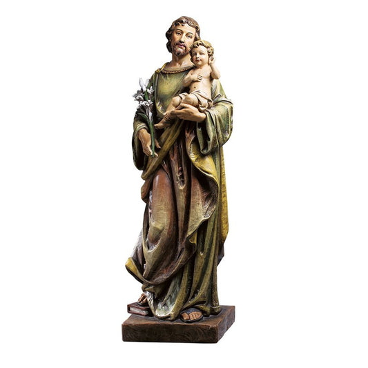 St Joseph w Baby Statue