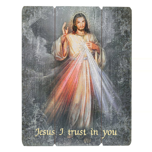 B3121 - Divine Mercy Pallet Sign
