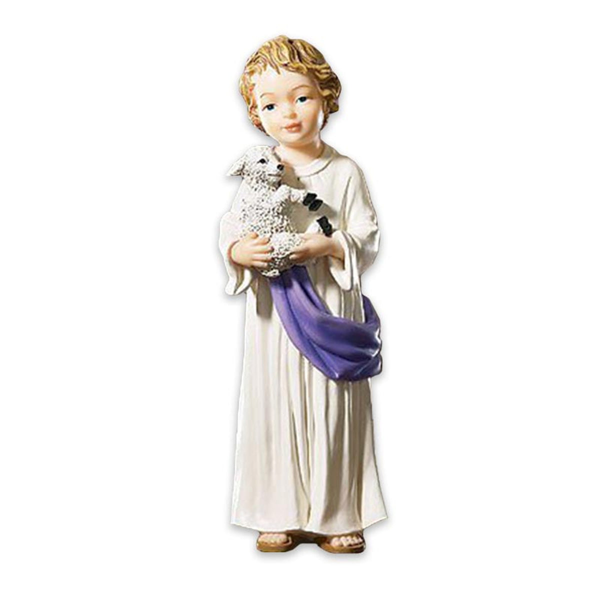 HS572 - Boy Jesus with Lamb Statue – Loaves & Fishes Book and Church Supply