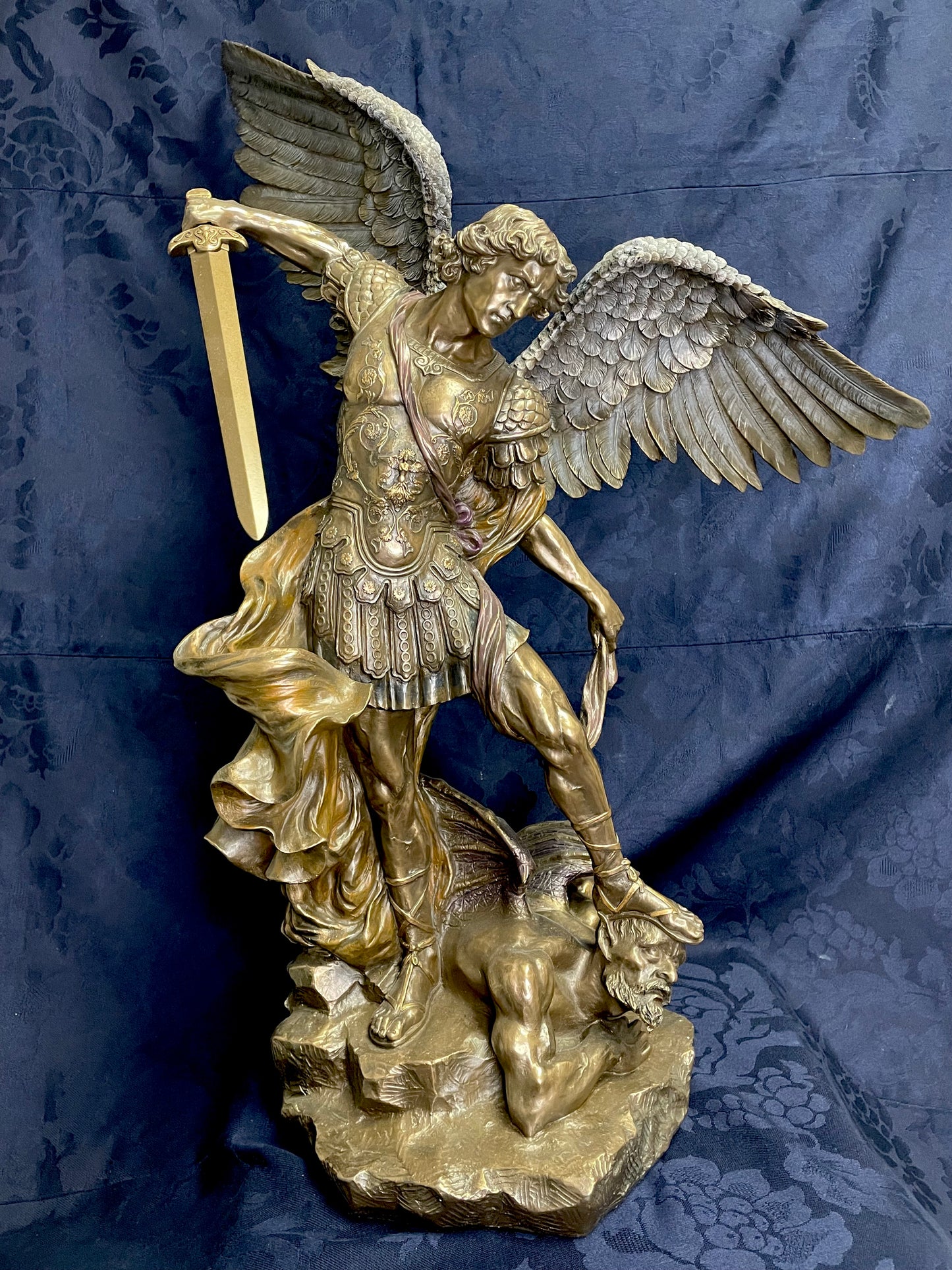 St. Michael Statue (Bronze) (30")