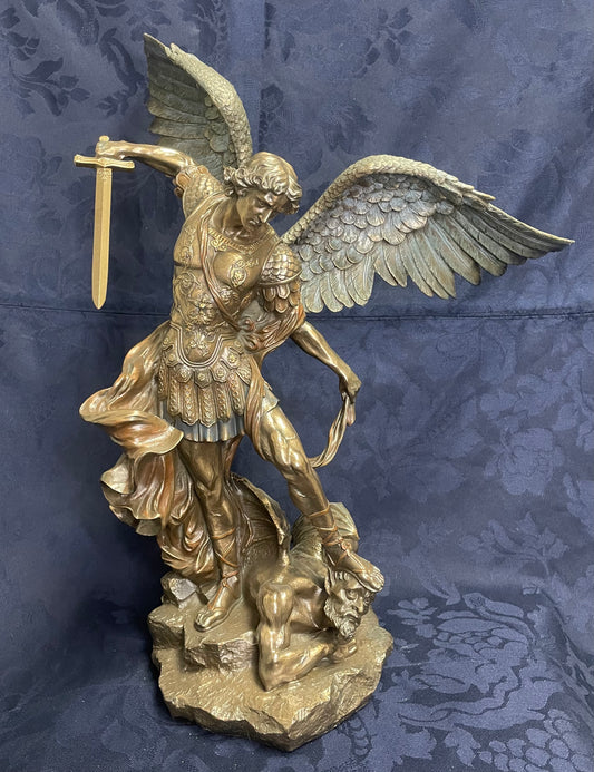 St. Michael Statue (Bronze (20")