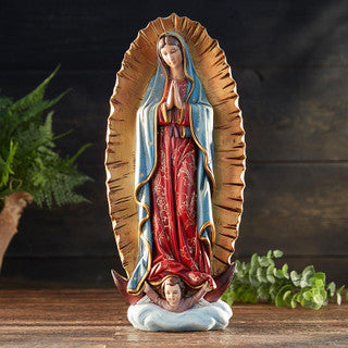 12-1/8'' Toscana Collection Our Lady Of Guadalupe Statue