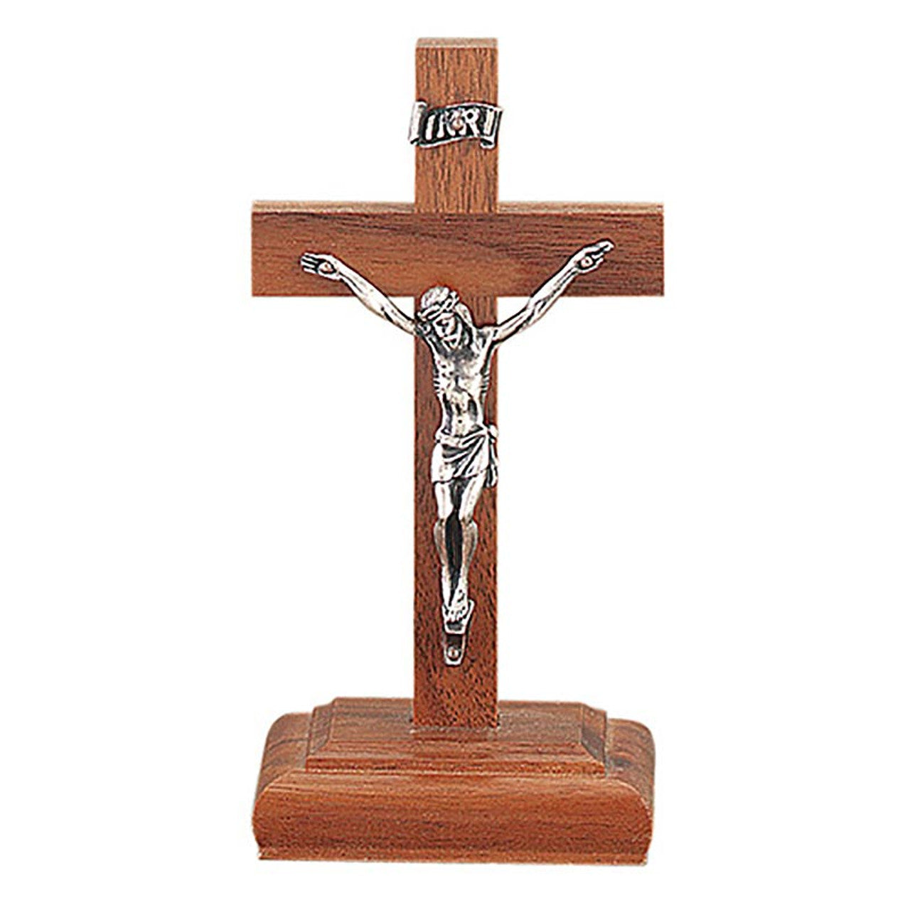 6" Standing Crucifix