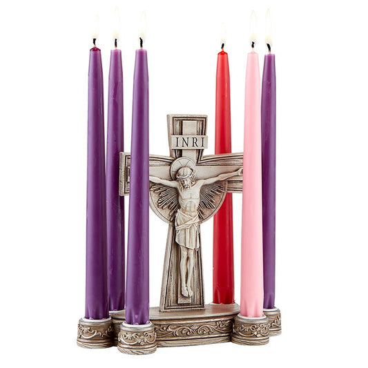 Crucifix Lenten Candleholder (N0001)