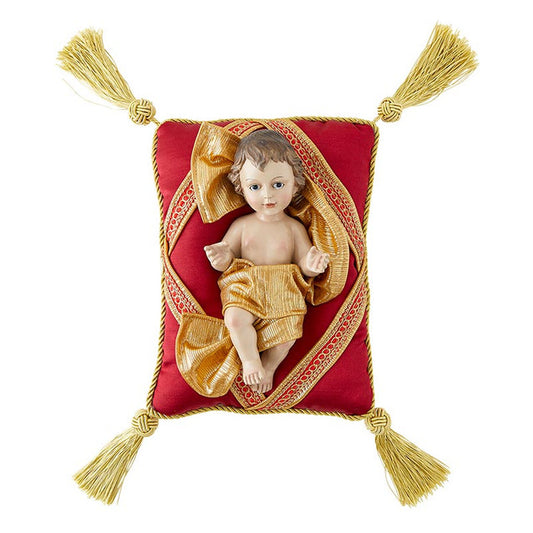 N5462 - Large Christ Child on Red Pillow