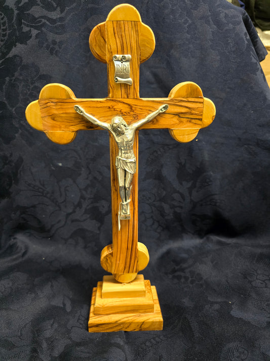 Crucifix - 16" Olive Wood