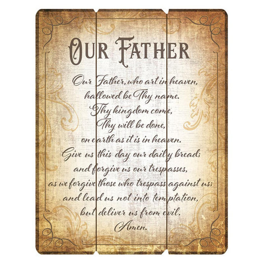 P5355 - The Lord's Prayer Wood Pallet Sign