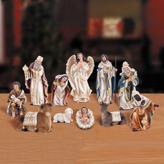 Nativity Set - 11-Piece 9" Regal Nativity Set