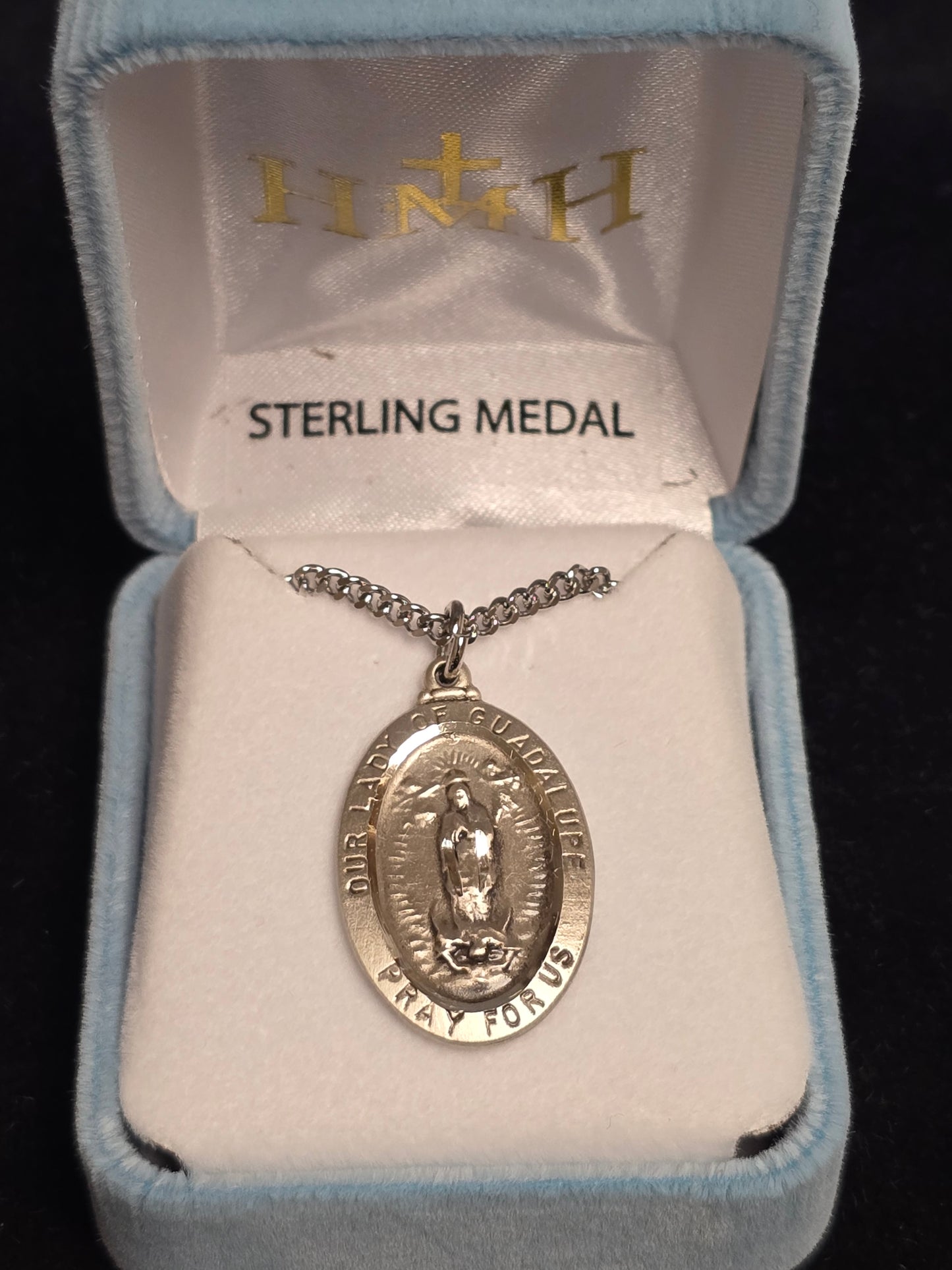 S356620 - Our Lady of Guadalupe Sterling Medal w/20" Chain