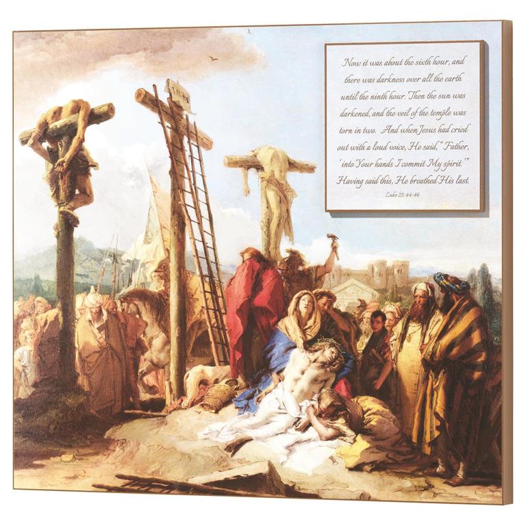 Stacked Wall Plaque Lamentation At The