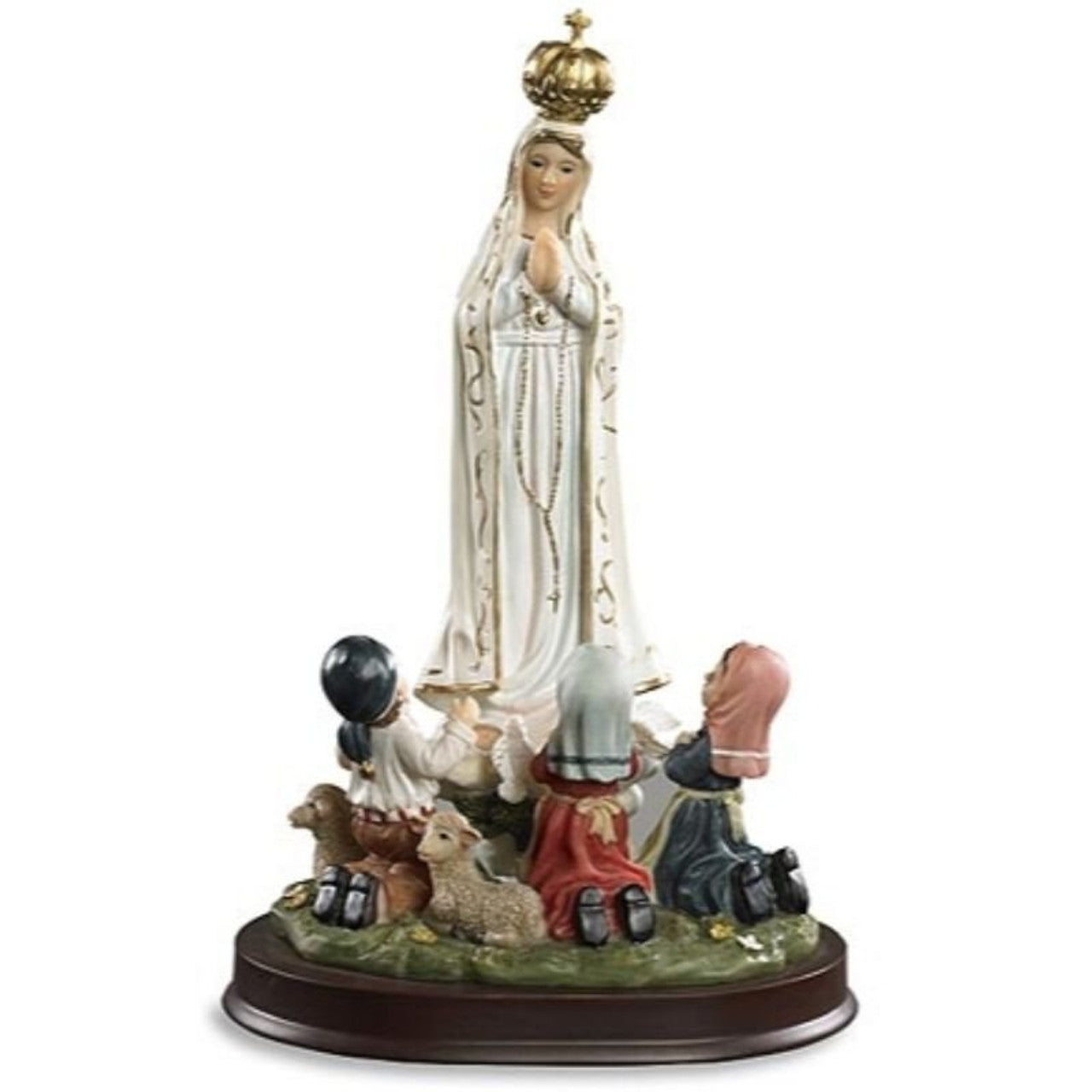 Our Lady of Fatima with Children Statue (TC456)