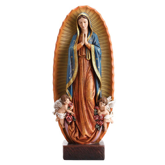 WC793 - 22.75" Val Gardena Our Lady of Guadalupe Statue