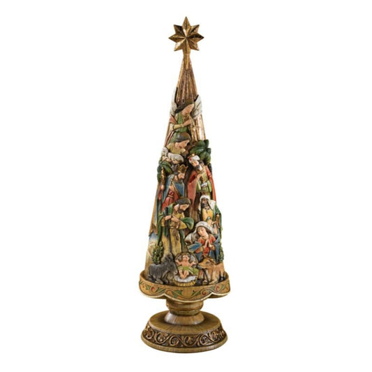 WC796 - 30" Nativity Christmas Tree Figure