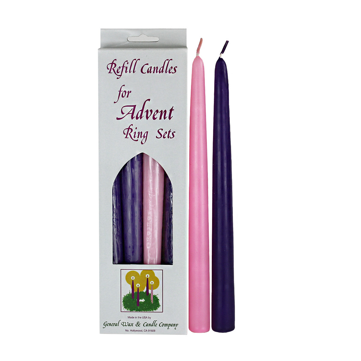 Advent Candles - Refill for Ring Set