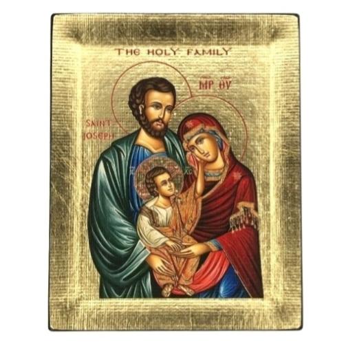 Icon  S29x23-483 The Holy Family Silk Screen Icon