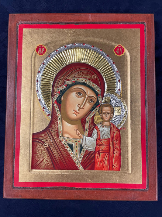 Virgin Mary of Kazan - 33cm x 27cm