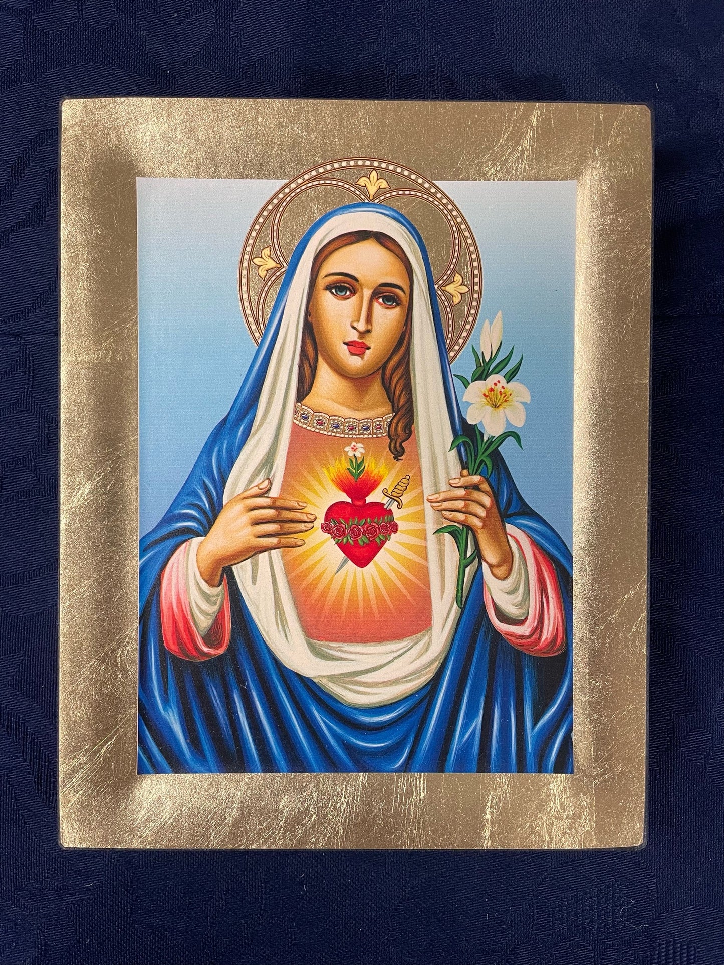 The Immaculate Heart of Mary - 19cm x 15cm