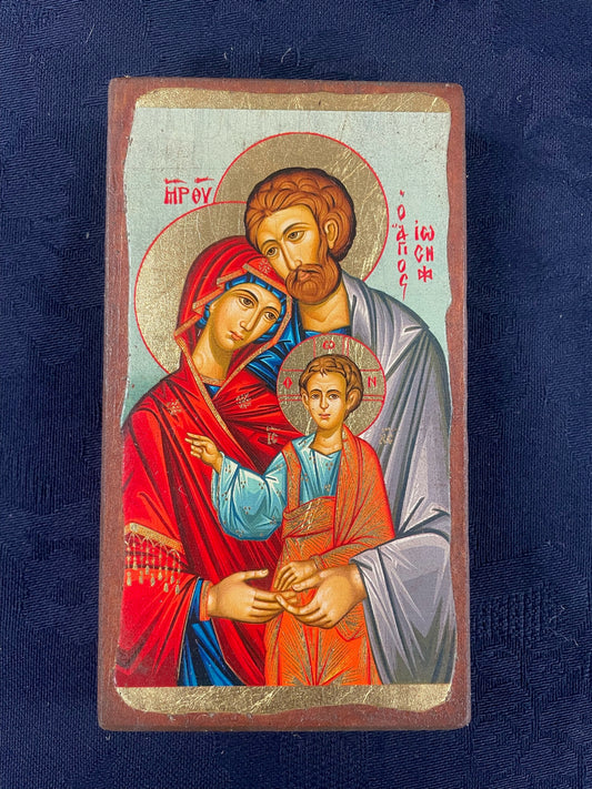 Holy Family - 26cm x 20cm