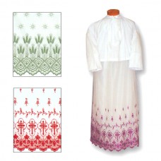 Traditional Embroidered Alb (Poly/Cotton)