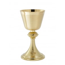 Chalice Ht. 7 7/8" 12 oz. with 5 1/2" scale paten.