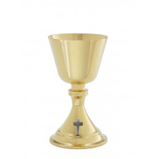 Chalice  Ht. 7 1/2" 11 oz. with 5" scale paten.